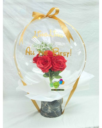 LED Blossom Bubble 5 (6 roses)